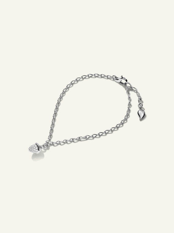 Tamara Comolli MiniMikado 18K White Gold Bracelet with Diamond Pavé