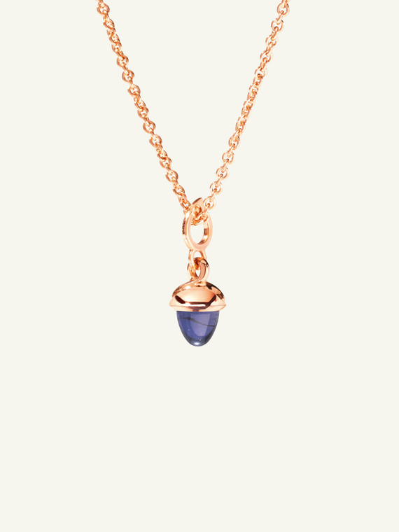 Tamara Comolli MiniMikado 18K Rose Gold Pendant with Iolite