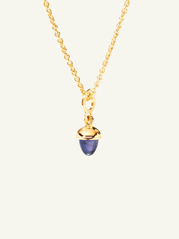 Tamara Comolli MiniMikado 18K Yellow Gold Pendant with Iolite