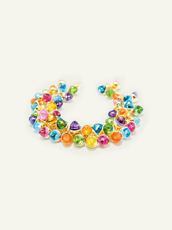Tamara Comolli Mikado 18K Yellow Gold Flamenco Bracelet in 'Candy'