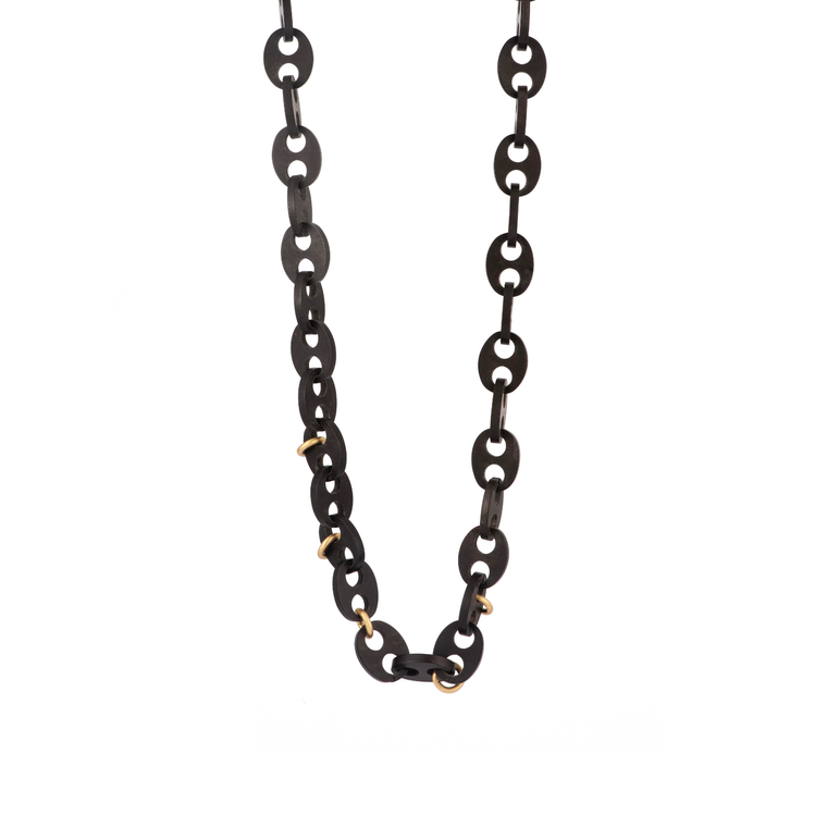 Sylva & Cie. 18K Yellow Gold Gutta Percha Necklace, 20"