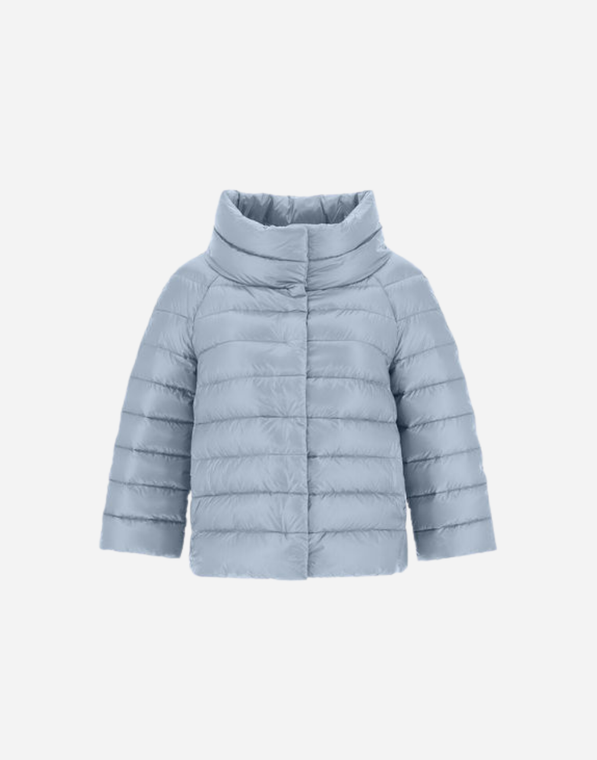 Herno Sofia Mini Cape in Light Blue