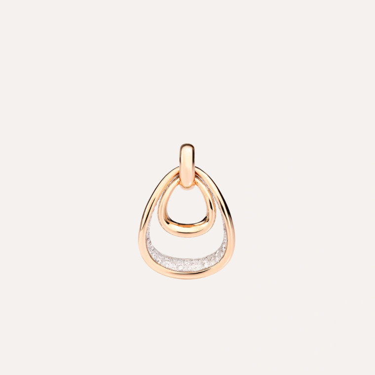 Pomellato Fantina 18K Rose Gold Diamond Pendant