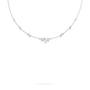 Paul Morelli 18K White Gold Single Unity Confetti Necklace
