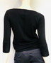 Gentry Portofino Long Sleeve Knit Sweater in Black