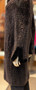 Paula Lishman Hand-Knit Sheared Beaver and Mink Coat in Matara/Black