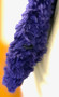Paula Lishman Hand-Knit Brooke Vest in Royal Purple, Size Small