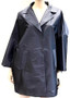 Herno Nylon Oversized Stretch Coat in Medium Blue, Size 50