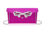 *PRE-ORDER* Judith Leiber Couture Bow Envelope Clutch in Fuchsia
