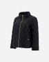 Herno Diamond Quilted Nylon Ultralight Bomber in Black, Size 46