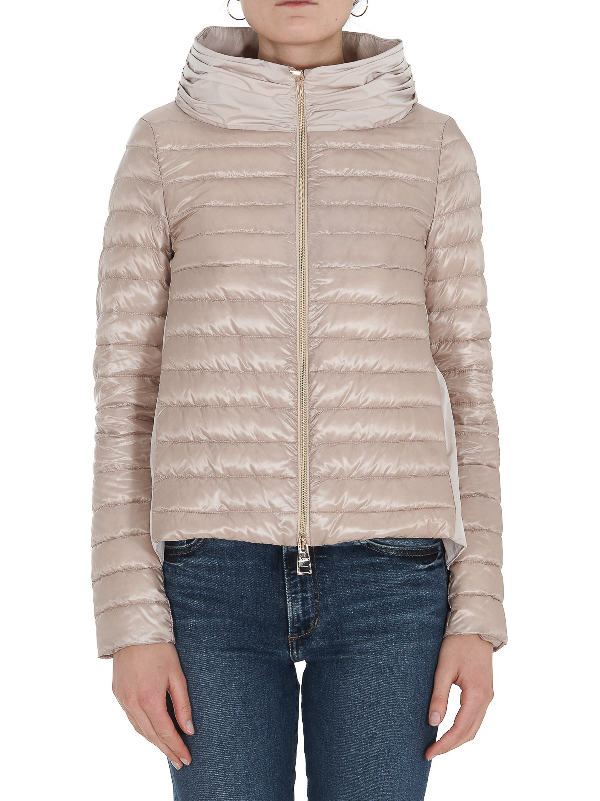 Herno Ladybug Down Jacket in Pink, Size 44