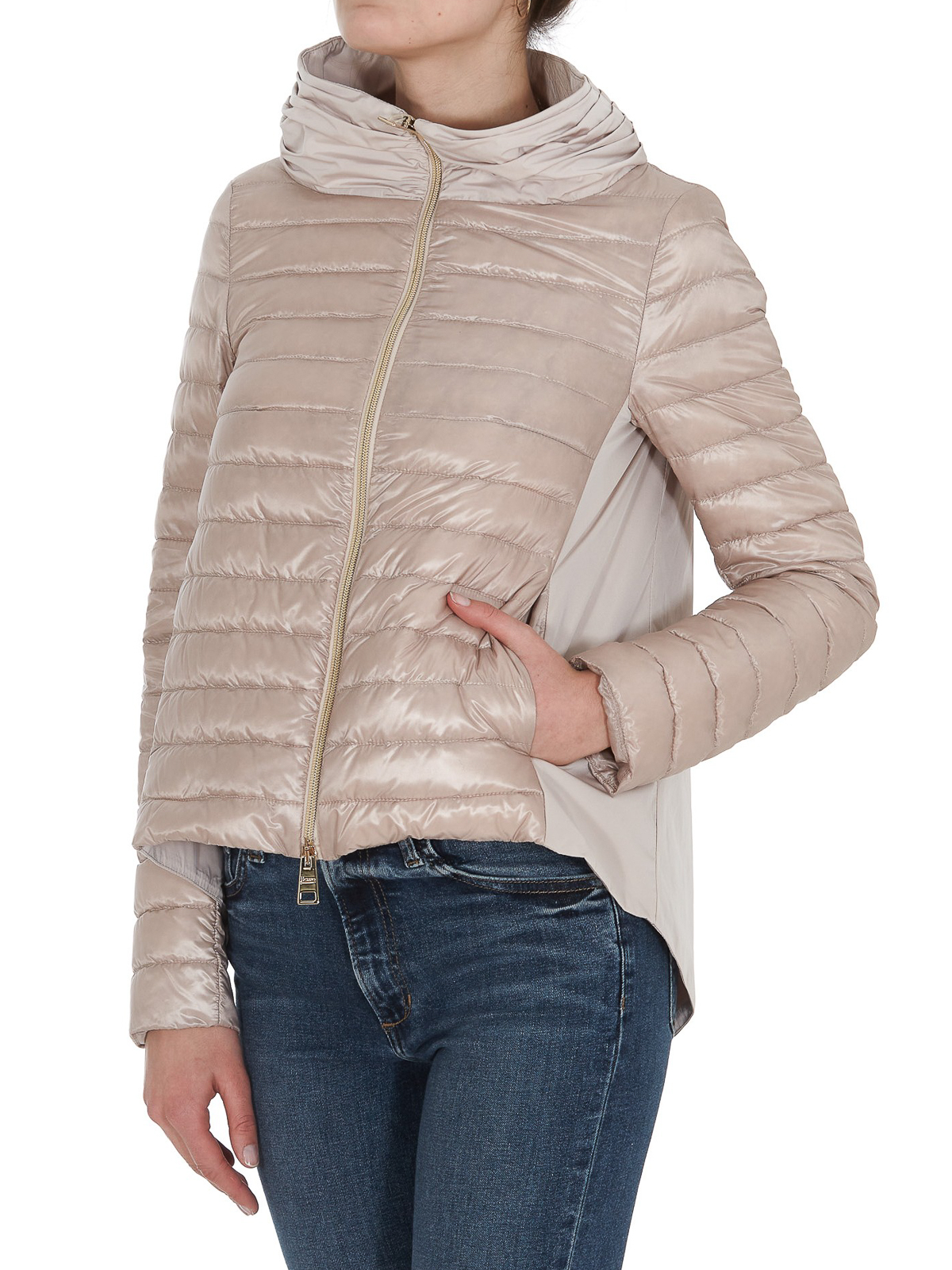 Herno Ladybug Down Jacket in Pink, Size 44