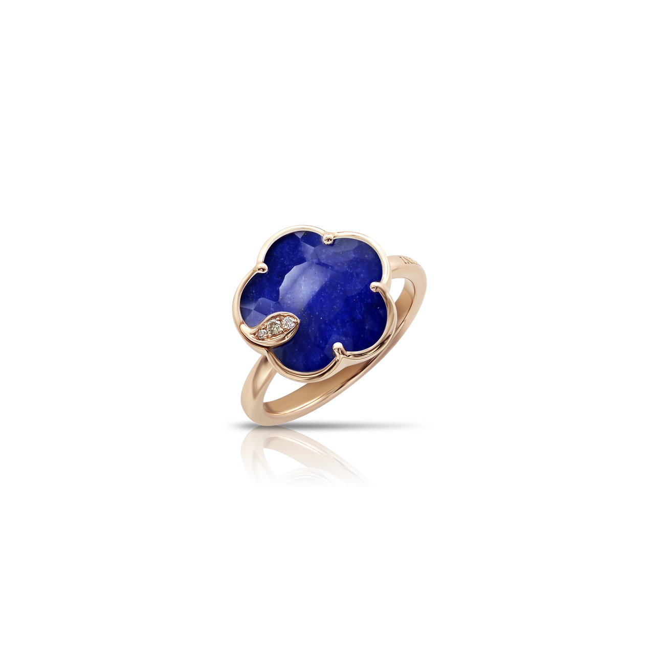 Pasquale Bruni Petit Joli 18K Rose Gold Ring with Rock Crystal and