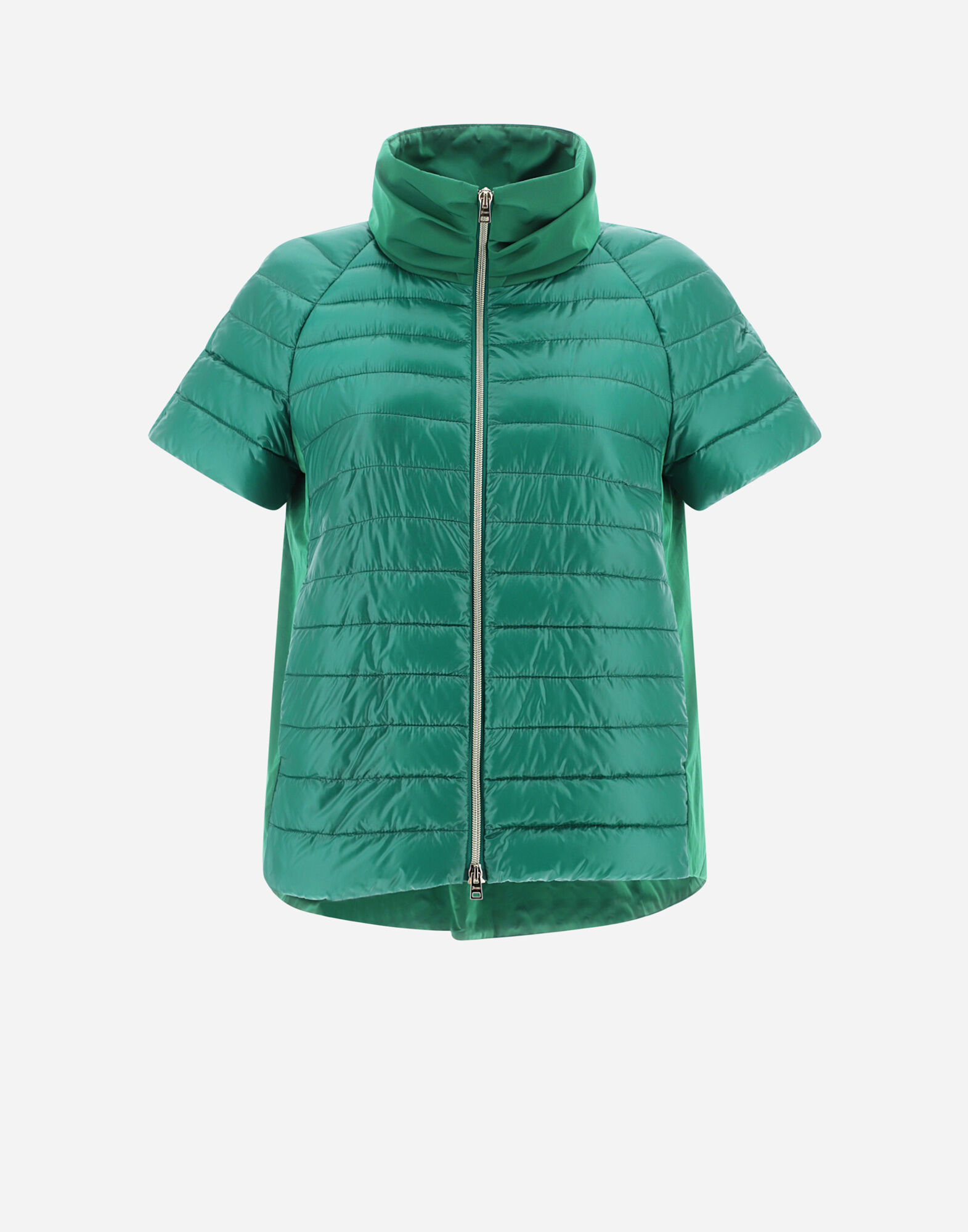 Herno Short-sleeve Puffer Jacket in Green