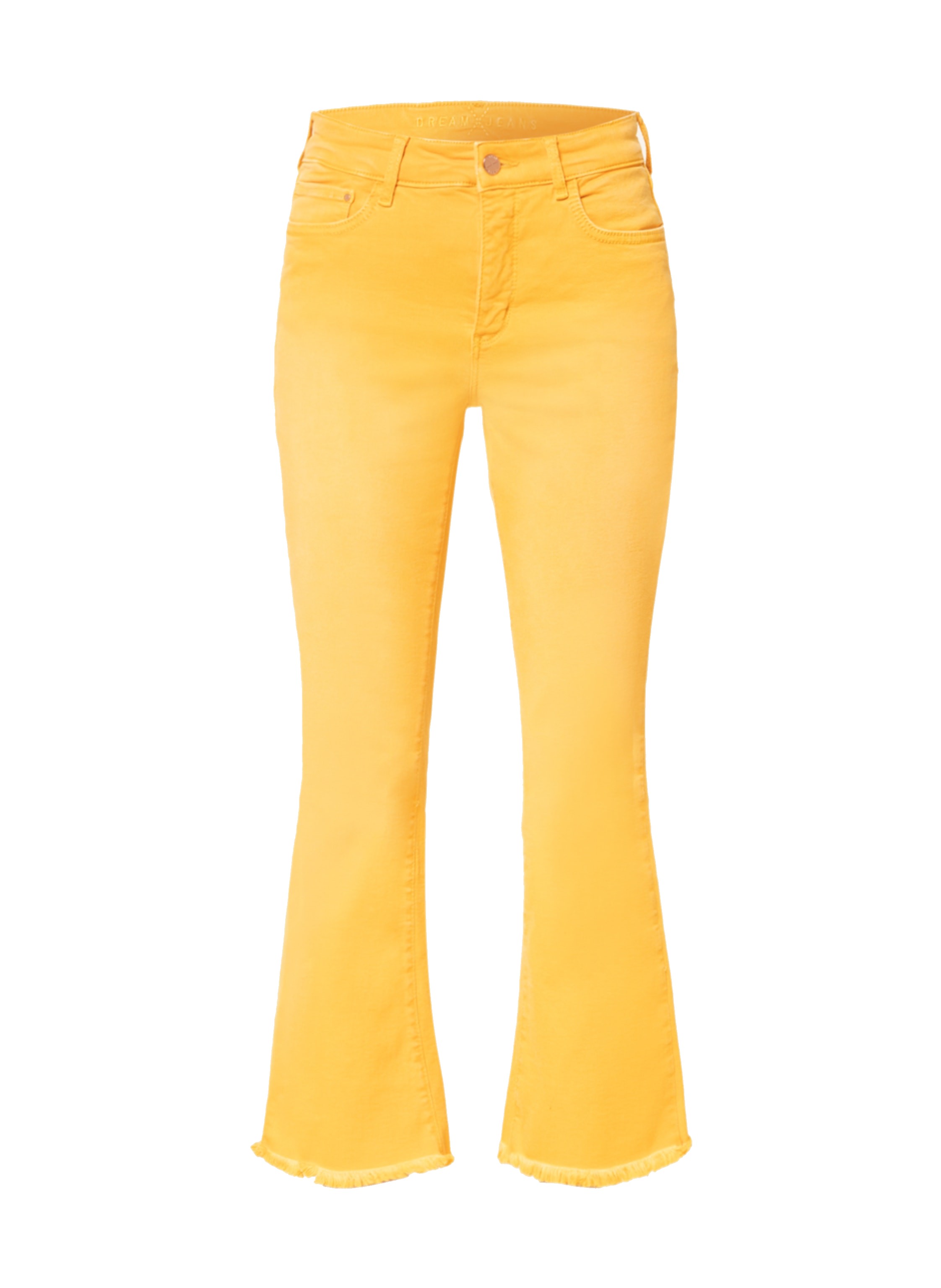 Mac Dream Kick Fringe Jeans in Saffron
