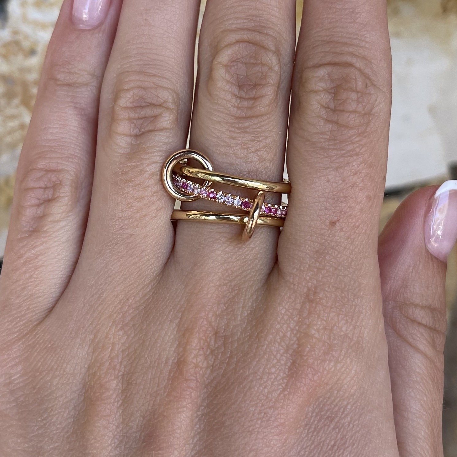 Spinelli Kilcollin 18K Yellow Gold Augustina's Sonny Ring