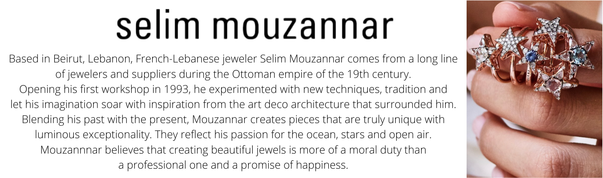 Selim on sale mouzannar ring