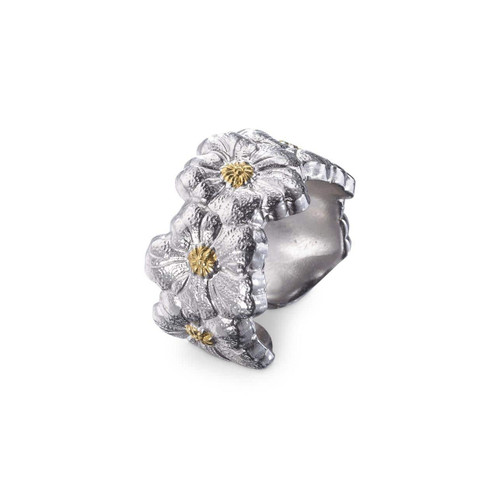 Buccellati Blossoms Vermeil Sterling Silver Gardenia Eternelle Ring