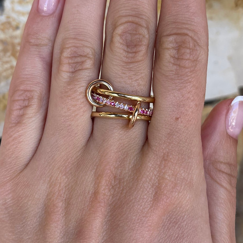 Spinelli Kilcollin 18K Yellow Gold Augustina's Sonny Ring, Size 7.5