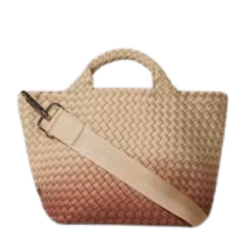 NAGHEDI St. Barths Small Tote Dip Dye in Java