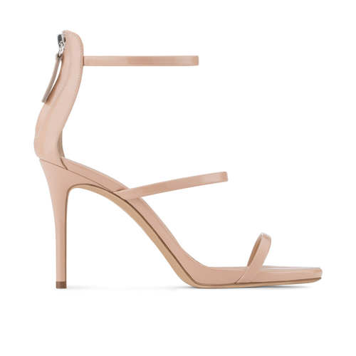 Giuseppe Zanotti Alien Blush Patent Leather Strappy Sandal (Alien)
