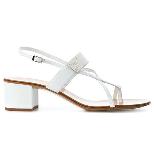 Giuseppe Zanotti Rock White Chunky Strappy Sandal (Rock)