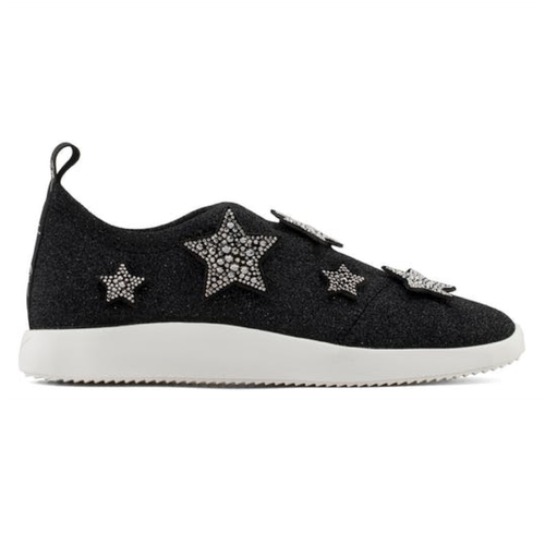 Giuseppe Zanotti Donna Black Shimmer Slip On Sneaker with  display picture 3
