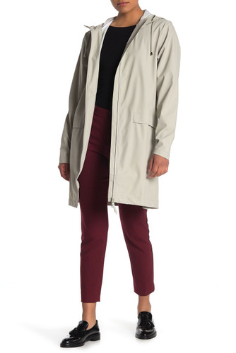 Rains Waterproof Hooded Jacket in Moon