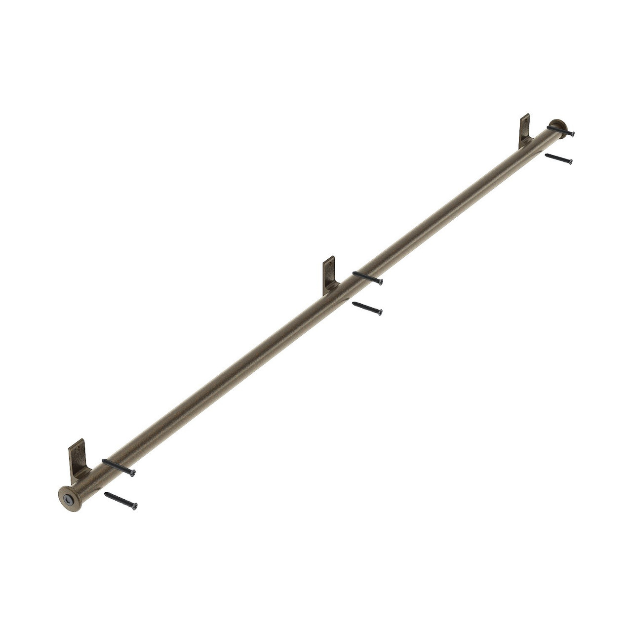 Quiet Glide Track Kit, 4ft, Use with Double Roller, Includes
