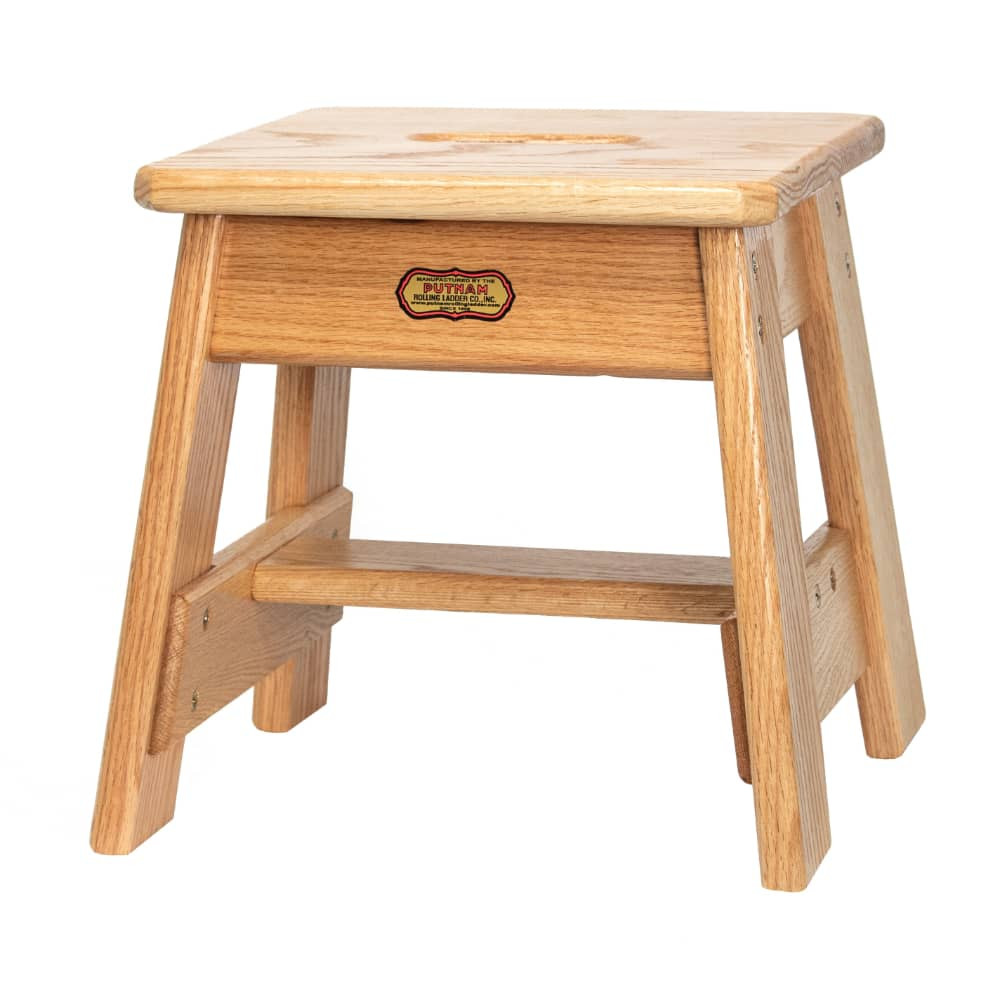 輸入雑貨 Allibert Step Stool（アリバート ステップスツール） Putnam No. 29 Step Stool | Solid Red Oak | Putnam Rolling Ladders