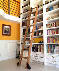 8 Clever Ways To Use A Rolling Library Ladder – All Over The House