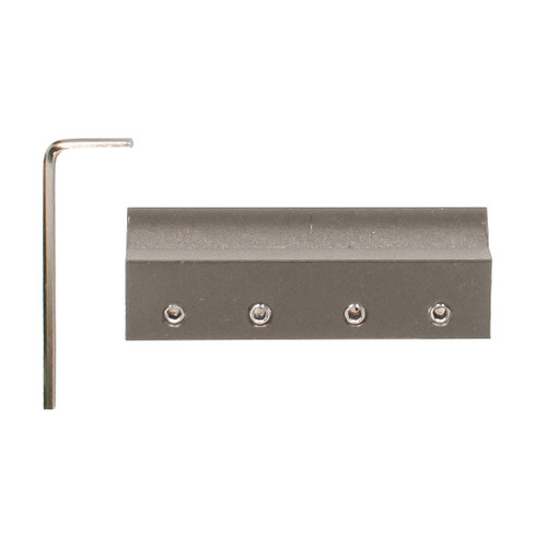 Meadow Lane Track Connector Kit, Satin Nickel