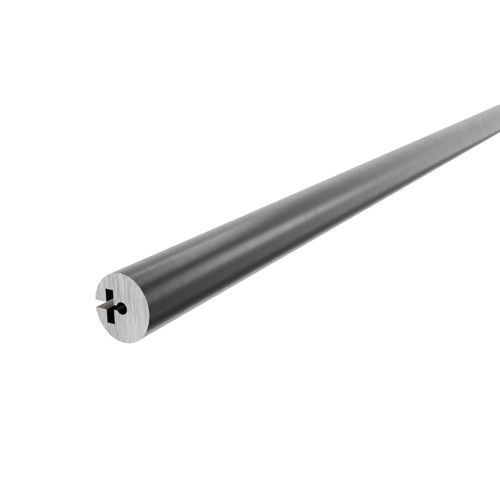 QG Black Round Rail, 3 to 8 Ft. Lengths