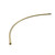 Quiet Glide 90* Inside Corner 30 Inch Radius Satin Brass