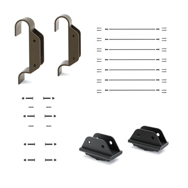 Ladder Rack Foot Kit Non-Skid Foot with Double Hook Kit for 16