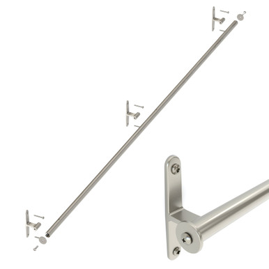 Classic No. 1 Track Kit, 6ft Track with Mounting Brackets and End Caps ...