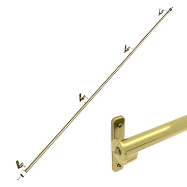 Classic No. 1, Track Kit, 8ft, Use With Single Hook, Includes Vertical ...