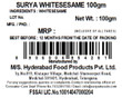 SURYA SESAME / WHITE TILL