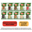 Premium Whole Spice Deluxe Pack: Nutmeg + Star Anise + Black Cardamom + Green Cardamom + Mace + Bay Leaf + Black Pepper + Cinnamon + Cloves + Poppy Seeds Premium Whole Spice Deluxe Pack: Nutmeg + Star Anise + Black Cardamom + Green Cardamom + Mace + Bay Leaf + Black Pepper + Cinnamon + Cloves + Poppy Seeds