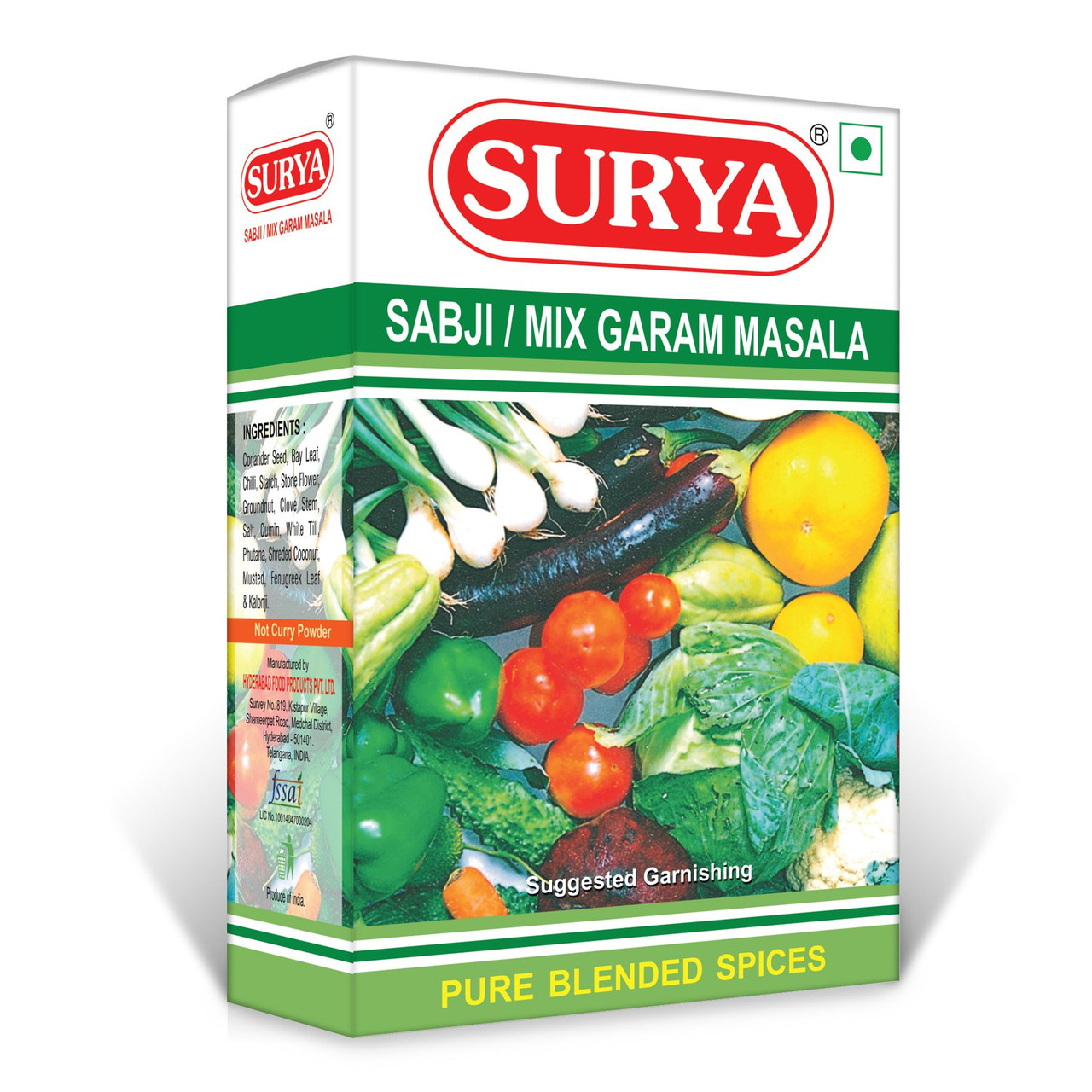 Buy Sabji Masala Powder Online 50G