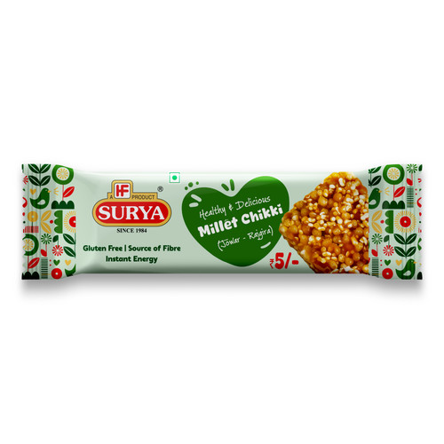 SURYA JOWAR RAJGIRI CHIKKI JAR (50 BARS OF RS.5 EACH)