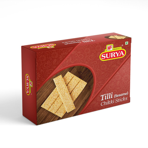 SURYA TILLI (SESAME) CHIKKI STICKS 200G