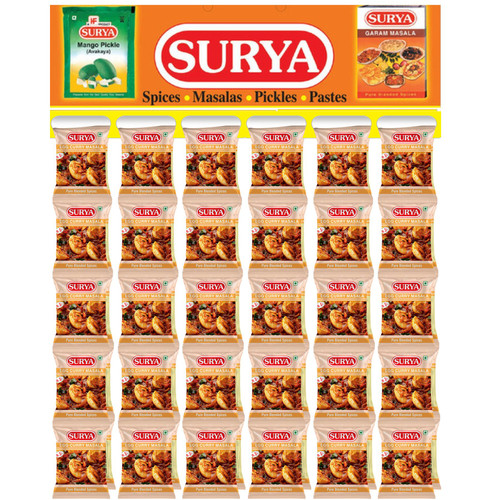 SURYA RS.5 EGG CURRY MASALA (60 POUCHES)