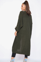 REMEL Oversized Long Knitted Cardigan