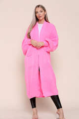 REMEL Oversized Long Knitted Cardigan