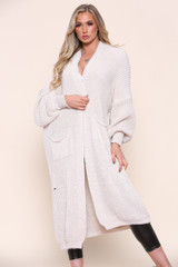 REMEL Oversized Long Knitted Cardigan