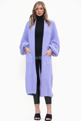 REMEL Oversized Long Knitted Cardigan