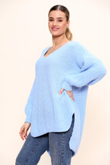 Dip Hem Oversized Jumper