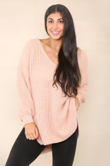 Dip Hem Oversized Jumper