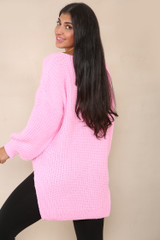 Dip Hem Oversized Jumper